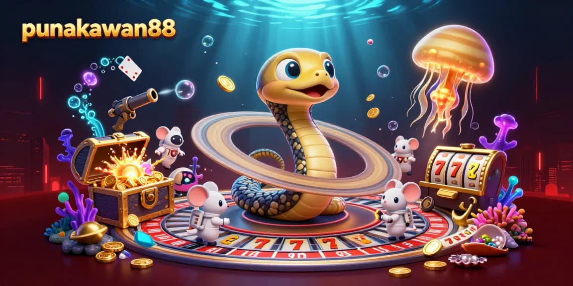 Engage with punakawan88 through a cosmic-themed casino adventure with 3D elements.