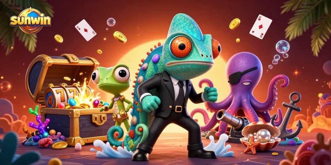 Experience the thrilling action of sunwin with animated casino games and vibrant characters.