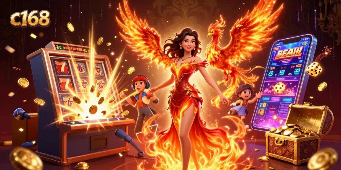 Experience the thrill of c168 with an exhilarating casino scene showcasing dynamic gameplay elements.