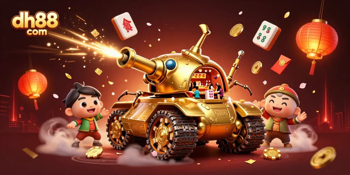 Experience the exciting world of dh88 com with vibrant casino scenes and dynamic gambling action.
