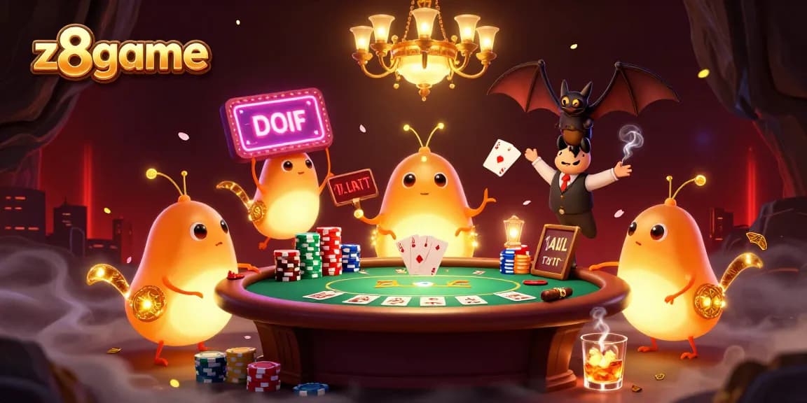 เข้าร่วมพนันกับ z8game ในคาสิโนที่สว่างไสวด้วยตัวการ์ตูนและการเล่นโป๊กเกอร์