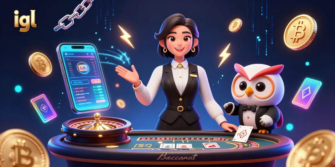 Add energy to your game with igl's dynamic baccarat table and 3D dealers!