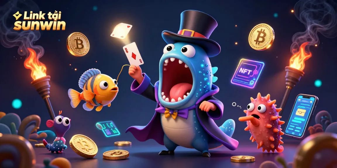 Boost your luck with Link tải sunwin as magical sea creatures perform thrilling card tricks!