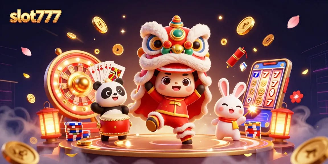 Menang besar di slot777 dengan grafik permainan yang megah dan dekorasi festival.