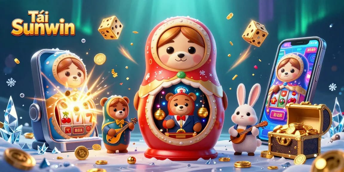Tải Sunwin and experience thrilling casino action with Matryoshka bears and a balalaika-playing rabbit.