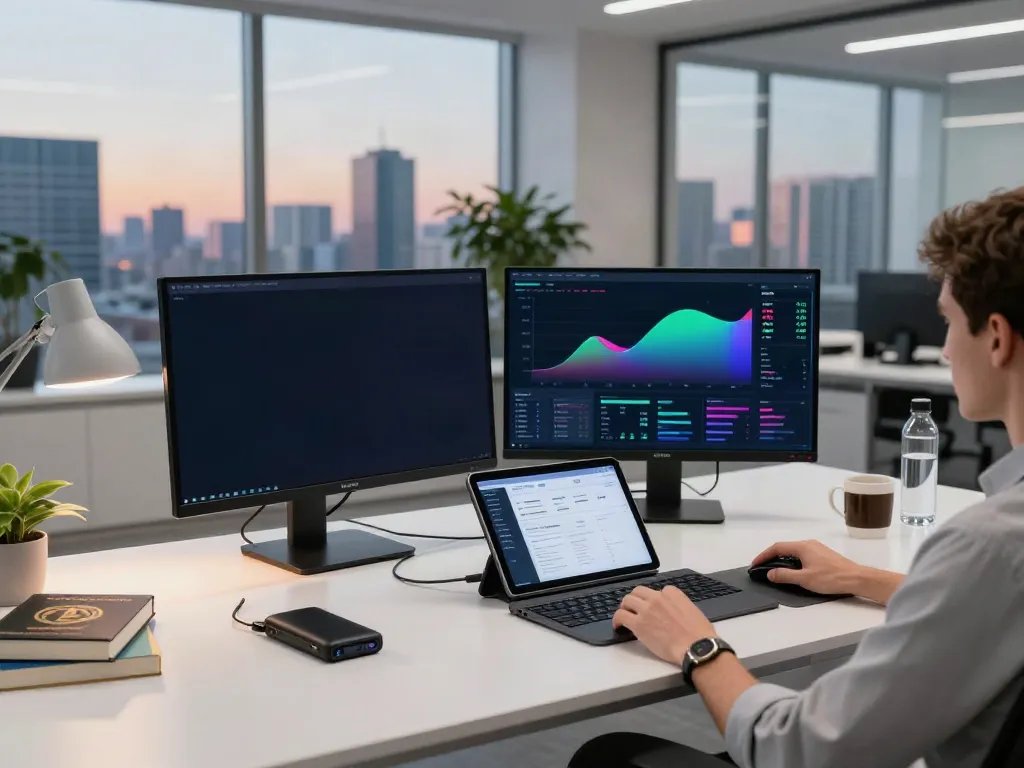 Official website for cryptocurrency trading, featuring Bitcoin and Ethereum analytics in a modern workspace.