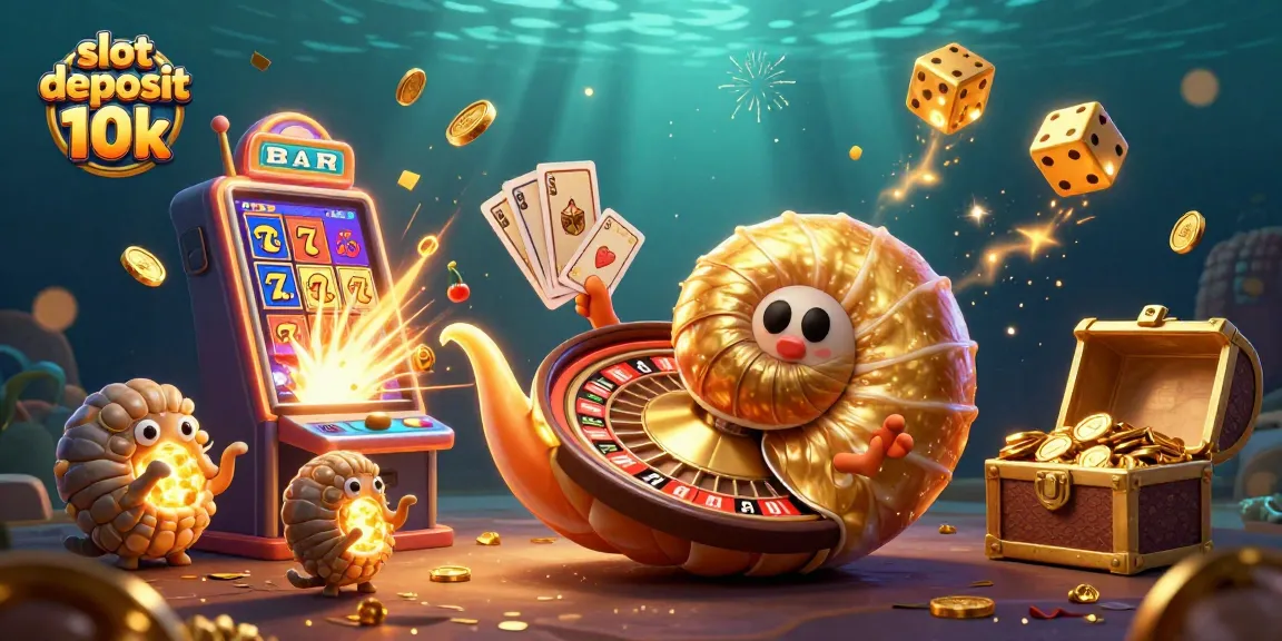 Engage with the thrilling world of slot deposit 10k featuring an ancient nautilus roulette and jackpot scene.