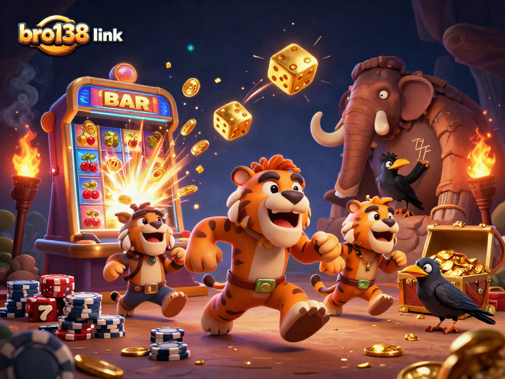 Bermain di bro138 link sambil menikmati jackpot mesin slot dan suasana kasino prasejarah yang menakjubkan.