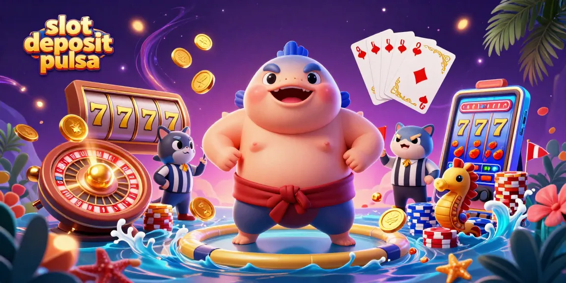 Menangkan slot deposit pulsa dengan grafik 3D yang menarik dan karakter konyol di latar belakang kasino