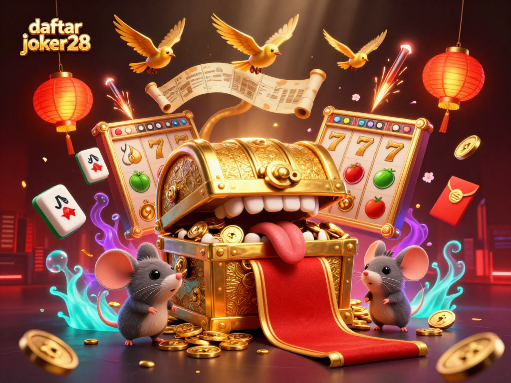 Menangkan hadiah dengan daftar joker28 dalam ilustrasi slot terbaru yang menarik dan penuh warna.