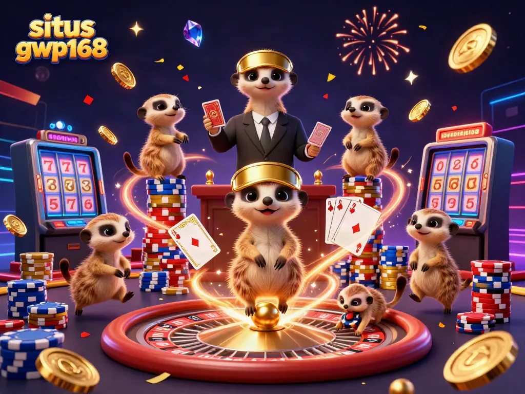 Mendapatkan pengalaman bermain yang seru di situs gwp168 dengan karakter meerkat yang menjalankan kasino yang megah.