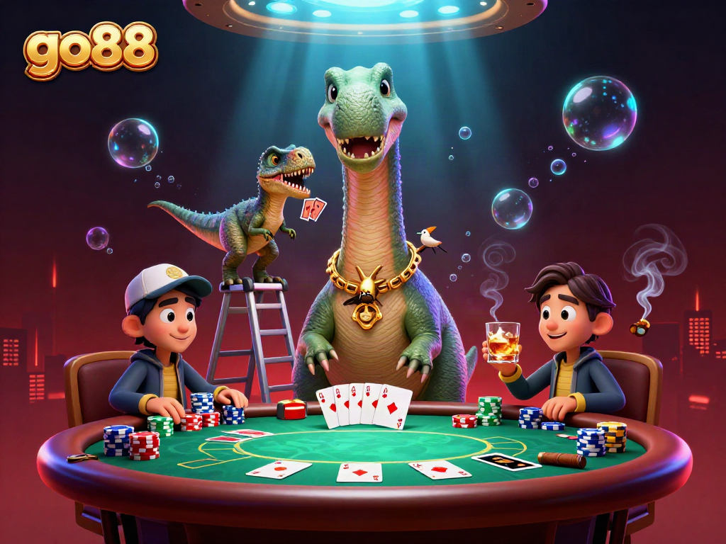 Experience thrilling gameplay with go88 in a vibrant casino scene filled with excitement.