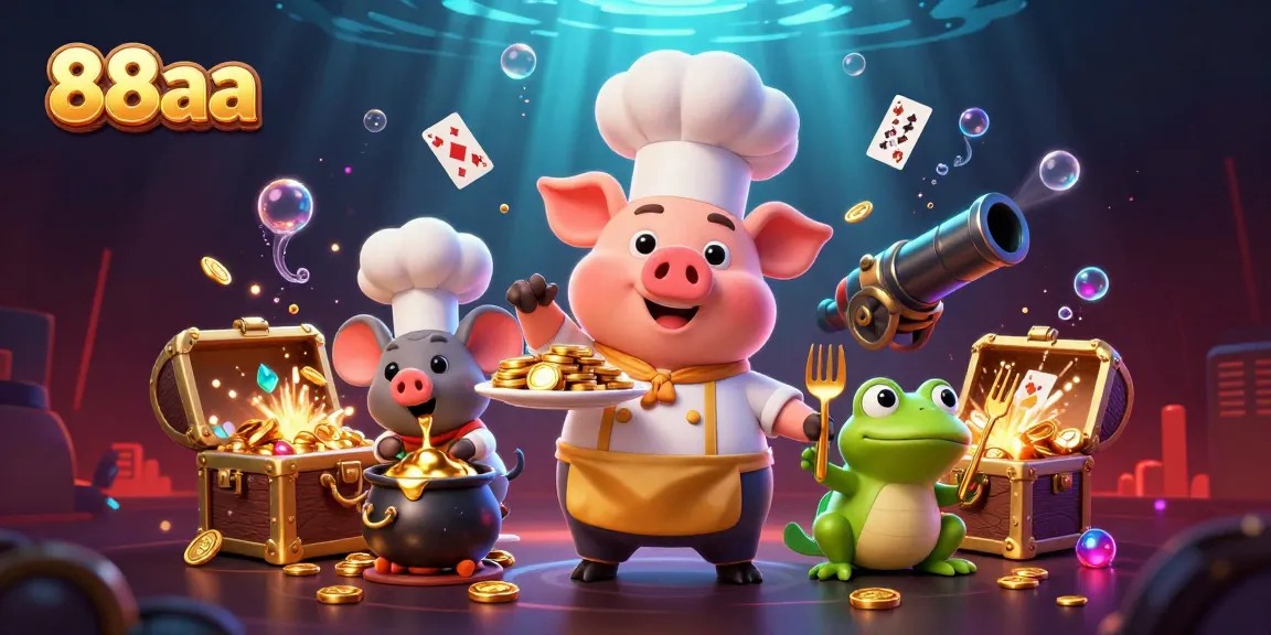 Experience thrilling gaming moments at 88aa with vibrant underwater scenes and exciting casino elements.