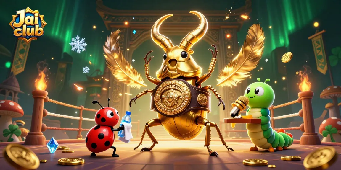 Engage with the Jai club gaming experience featuring colorful casino elements and characters in an energetic setting.