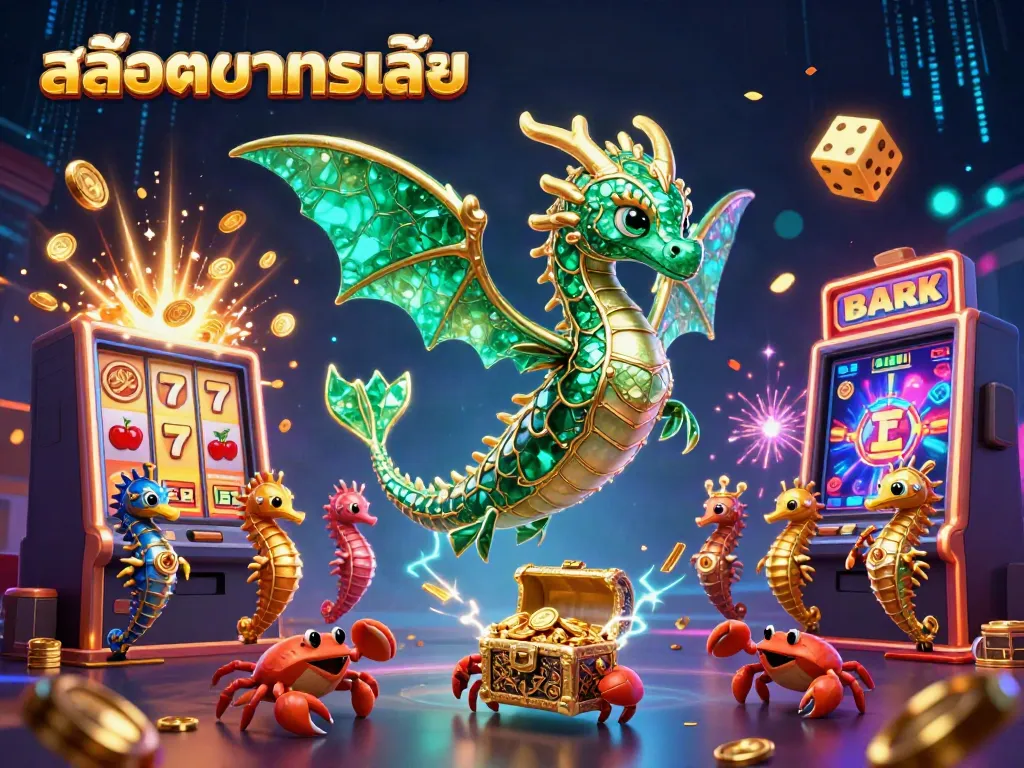 เล่นสล็อตทดลองเล่นฟรีพร้อมซิมโบลแจ็คพอตและซามูไรทะเลในภาพ 3D