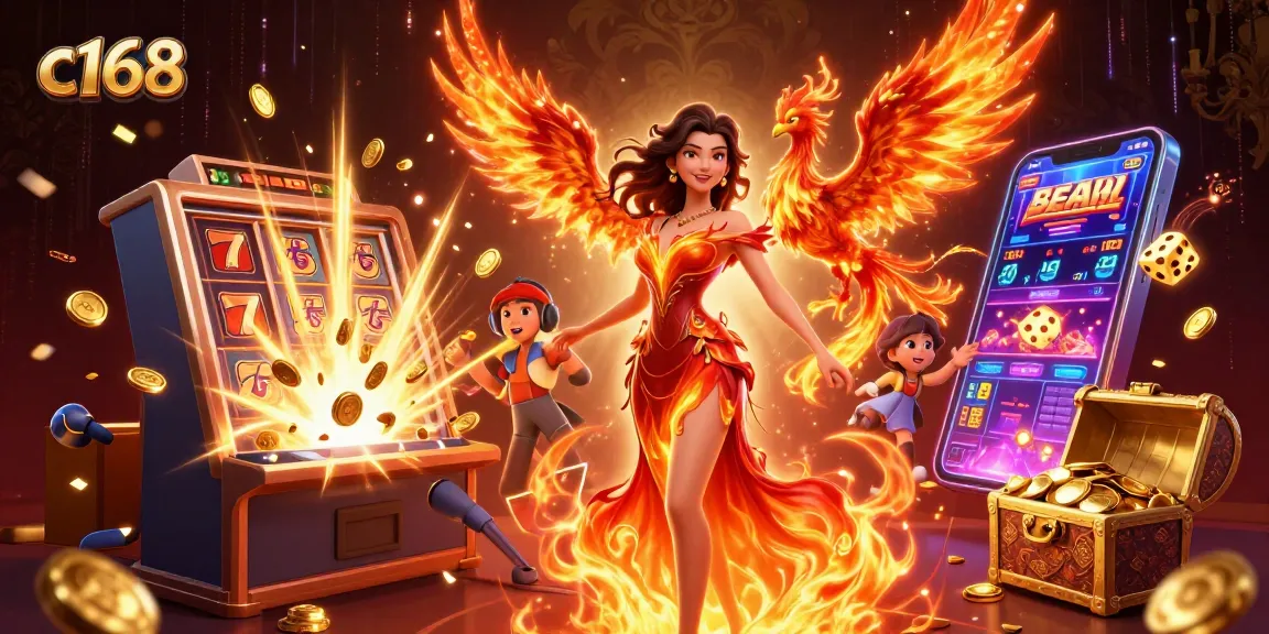 Experience the thrill of c168 with an exhilarating casino scene showcasing dynamic gameplay elements.