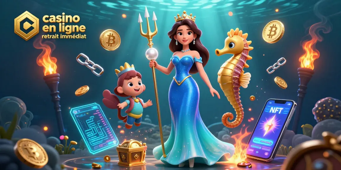 Experience the excitement of casino en ligne retrait immédiat with stunning 3D underwater visuals.