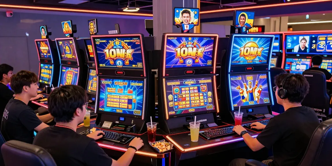 Pengalaman bermain slot gacor online dengan suasana gamer ceria.