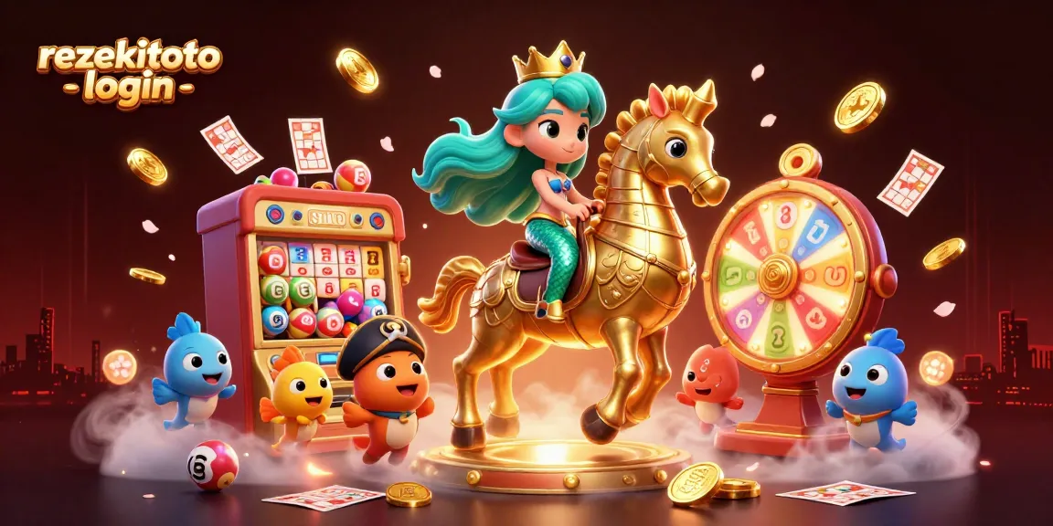 Engage in thrilling fun with rezekitoto login, as the magical mermaid explores a vibrant lottery game world.