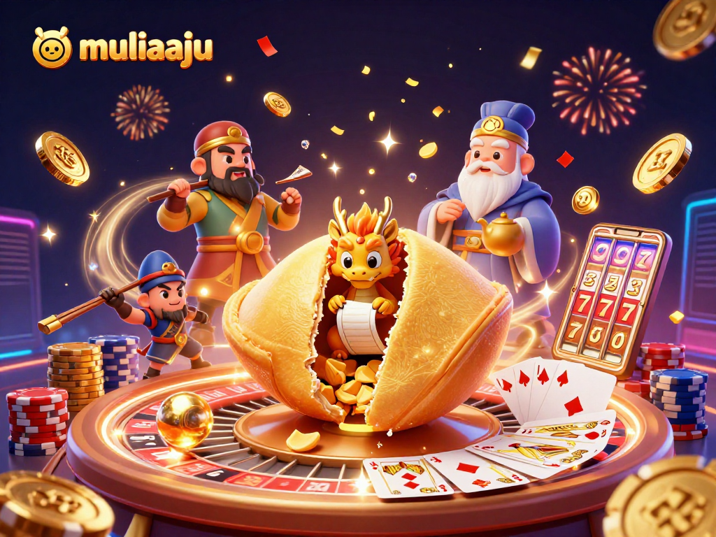 Experience thrilling wins at muliaaju with colorful slots, golden coins, and vibrant casino action.