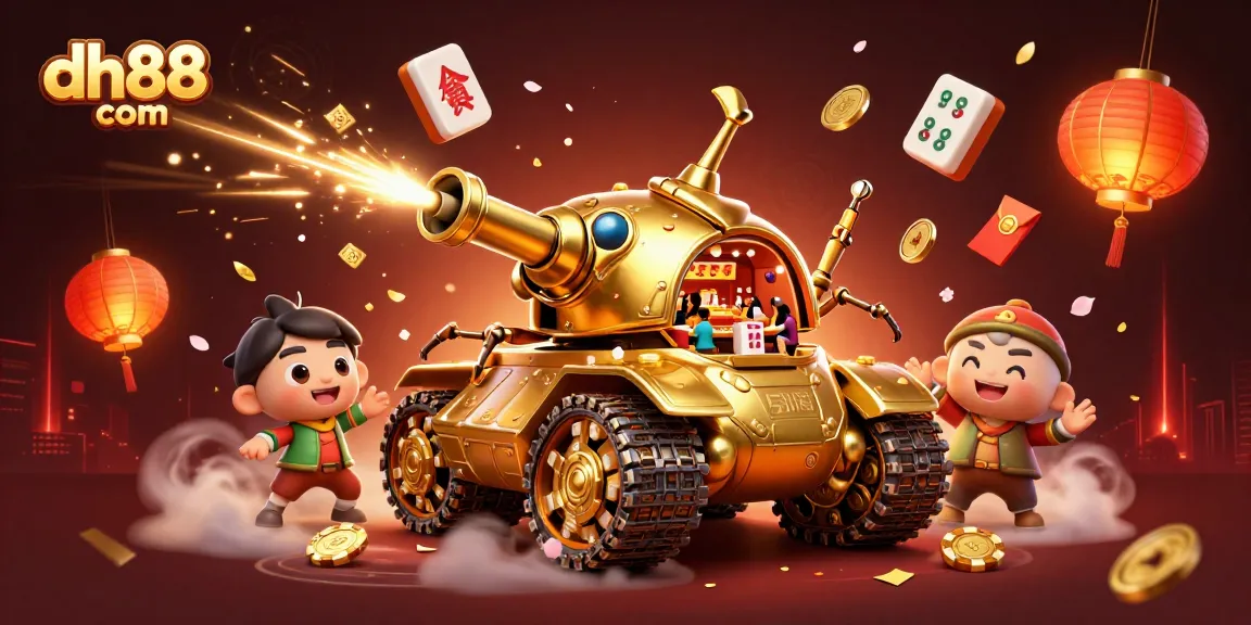 Experience the exciting world of dh88 com with vibrant casino scenes and dynamic gambling action.