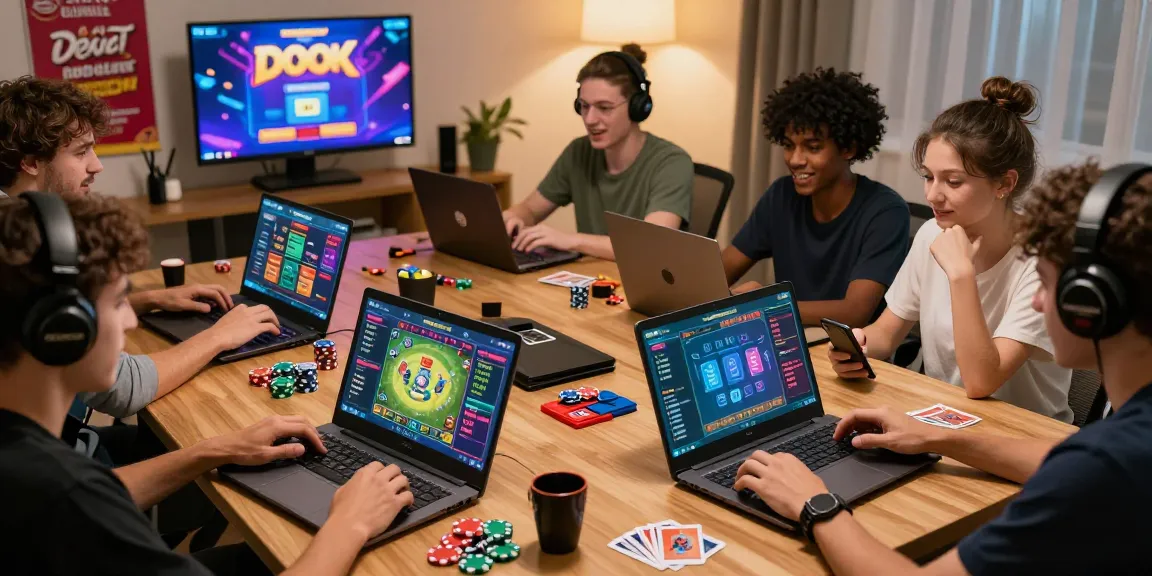 Engaging ngamenjitu gaming scene with enthusiastic players enjoying online betting and promotions.