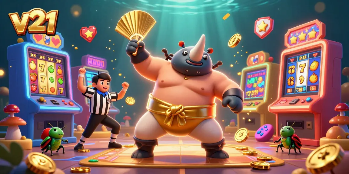Rasakan keseruan permainan slot v21 dengan pemenang kompetisi jumlah koin berkilau di gambar.
