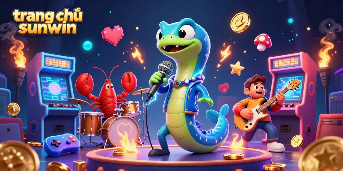 Experience the vibrant atmosphere of trang chủ sunwin, where an electric eel DJ energizes the underwater casino stage.