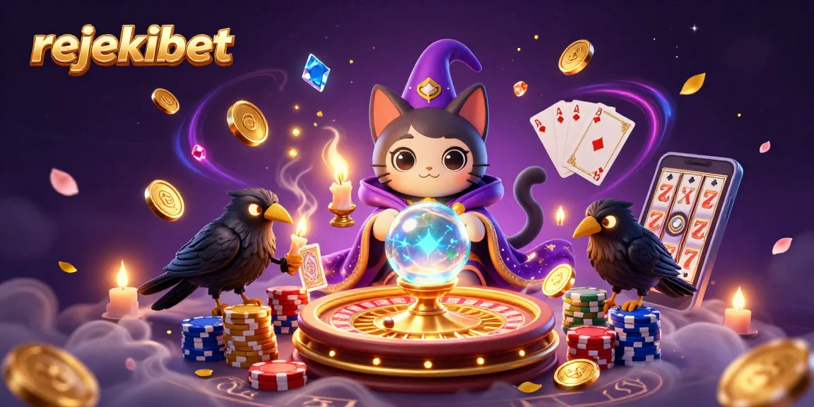 Experience rejekibet with a captivating scene featuring animated casino elements and vibrant characters.