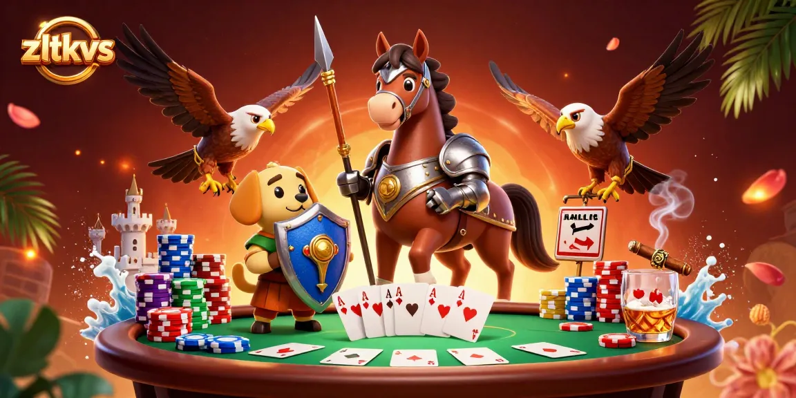 Experience the excitement of zltkvs with vibrant casino elements in a dynamic 3D illustration.