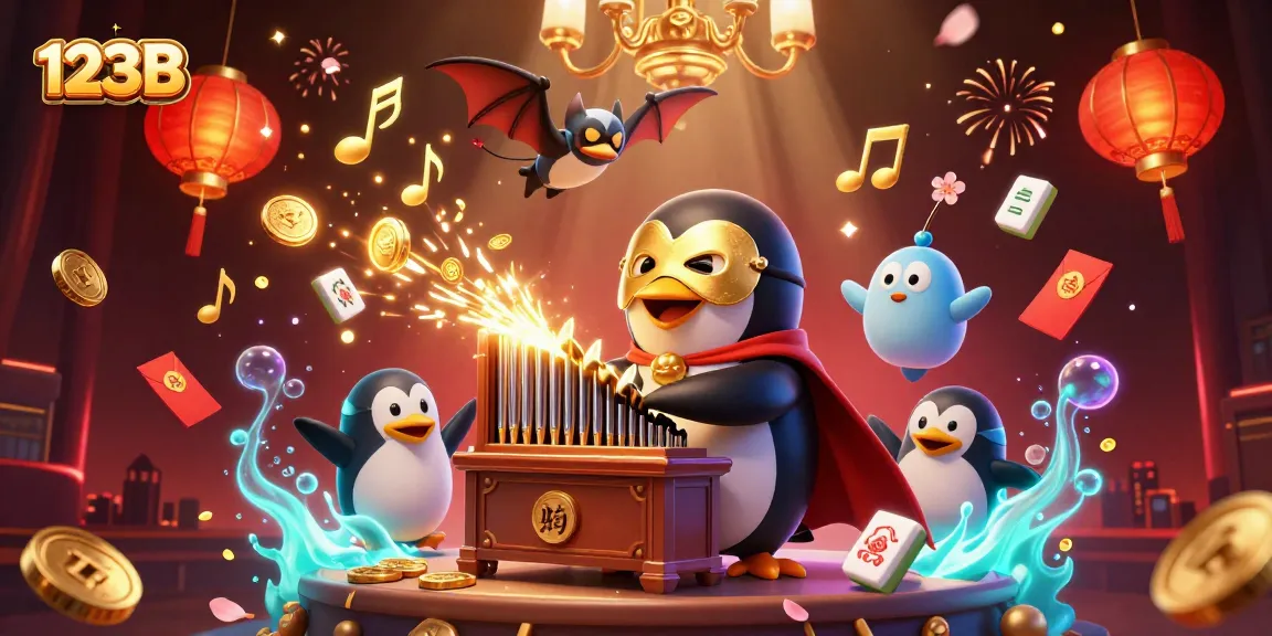 Engage with 123B's vibrant casino experience featuring a penguin organist and celebratory elements.