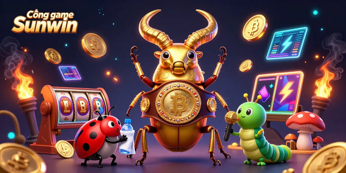Engage in thrilling slot games with Cổng game Sunwin featuring dynamic characters and vibrant digital effects.