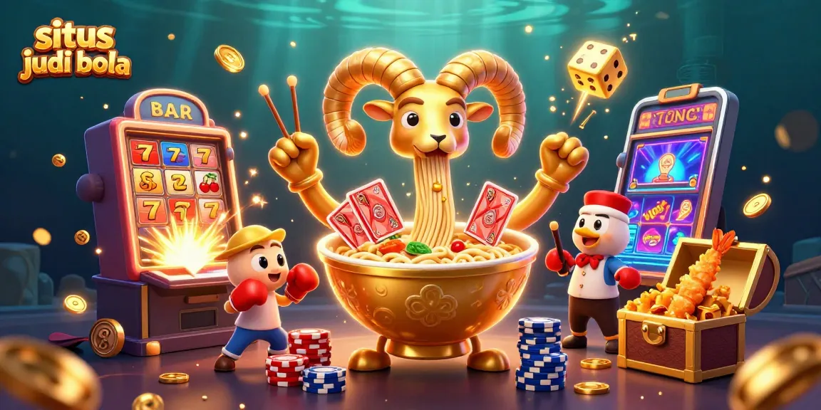 Experience thrilling betting at situs judi bola with colorful characters and dynamic casino elements.