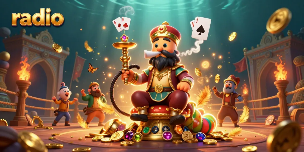 Experience the thrill of online gambling at WIN79 Radio featuring vibrant casino elements.