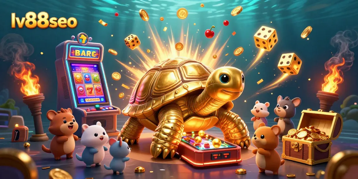 Win big with lv88seo's vibrant casino scene showcasing exciting slot action and dynamic gameplay.