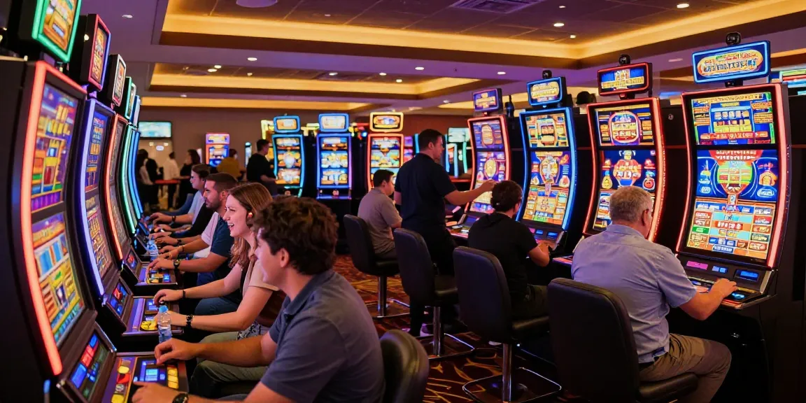 Slot gacor yang mengasyikkan dengan pemain terlibat di kasino modern.