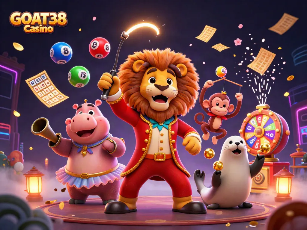 Engage in exciting games at GOAT38 Casino with vibrant characters and dynamic elements.