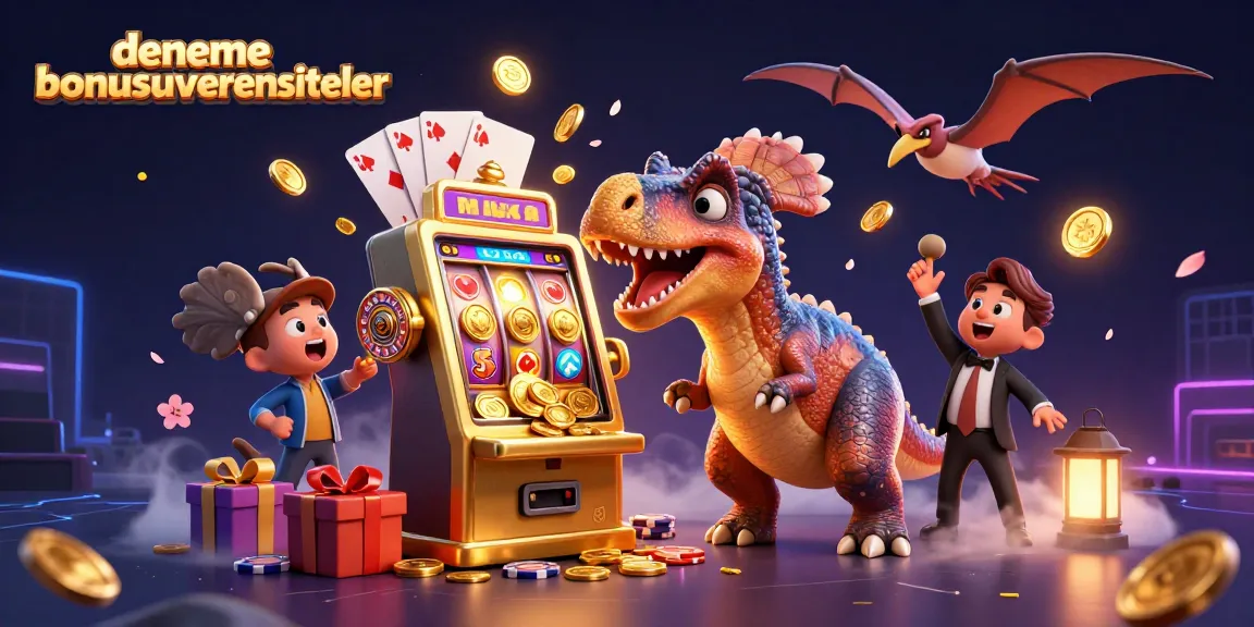 Experience the excitement of denemebonusuverensiteler with action-packed 3D visual of casino fun.