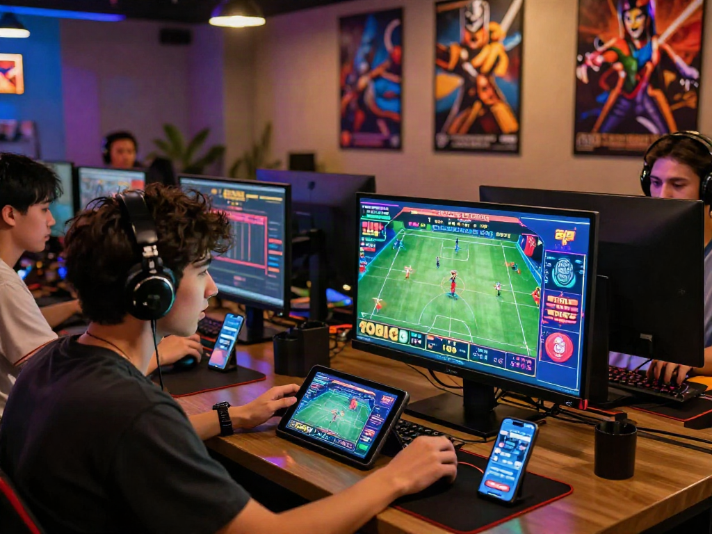 Players immersed in the Playin exchange online gaming experience with vibrant graphics and interactive betting.