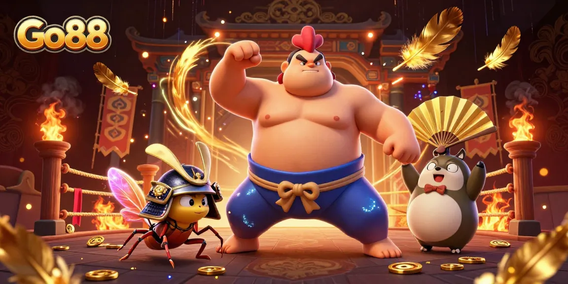 Experience thrilling gaming with Go88, featuring vibrant characters in an action-filled scene.