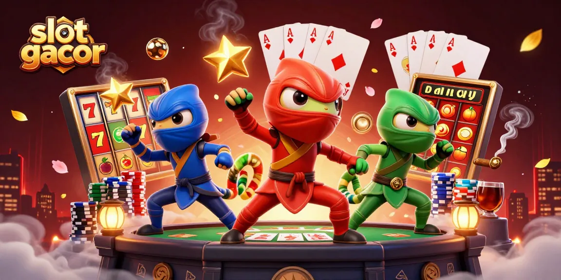 Menangkan slot gacor dengan chameleon ninja yang melakukan aksi seni bela diri di kasino 3D.