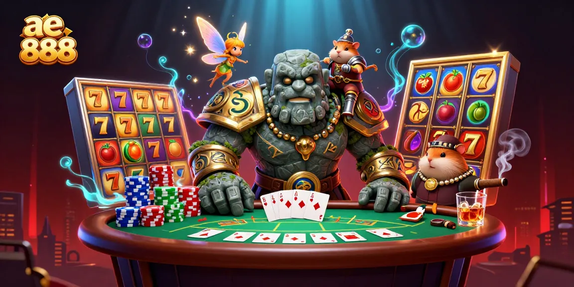 Experience the excitement of ae 888 with a dynamic casino adventure featuring ancient guardians and magical fairies.