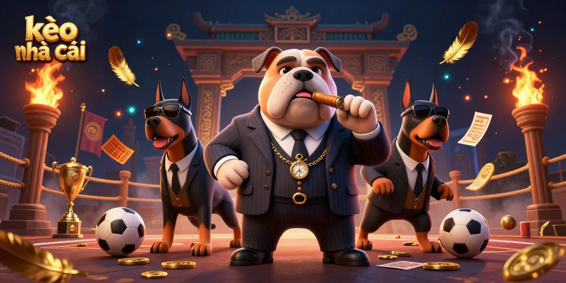 Experience thrilling sports betting excitement with kèo nhà cái in this dynamic casino illustration.