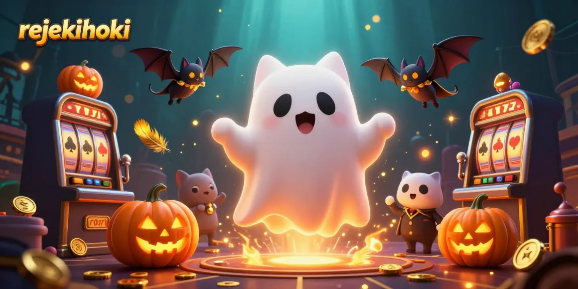 Experience the thrill of rejekihoki with exciting ghostly characters and vibrant casino elements.