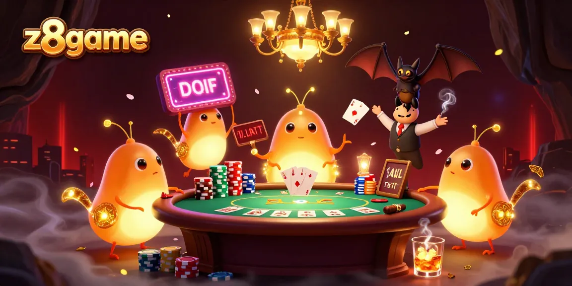 เข้าร่วมพนันกับ z8game ในคาสิโนที่สว่างไสวด้วยตัวการ์ตูนและการเล่นโป๊กเกอร์