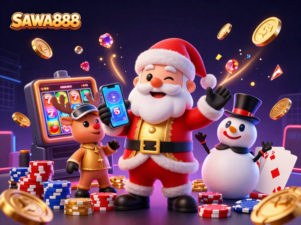 SAWA888 offers players a vibrant casino experience with 3D characters and dynamic game elements.