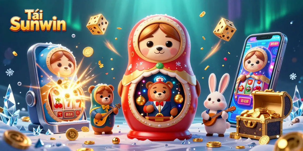 Tải Sunwin and experience thrilling casino action with Matryoshka bears and a balalaika-playing rabbit.