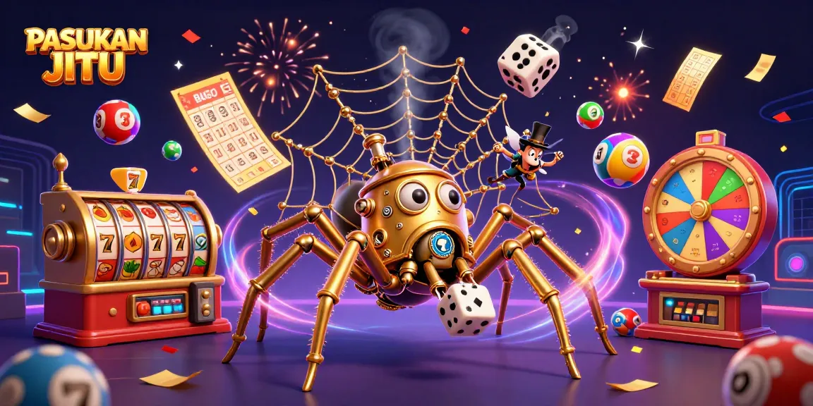 Experience the thrill of PASUKAN JITU with dynamic action as golden chains and vibrant balls create excitement.