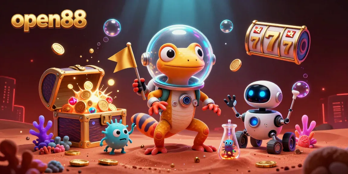 Engage with open88 by spinning slots and winning big in a vibrant Martian casino adventure